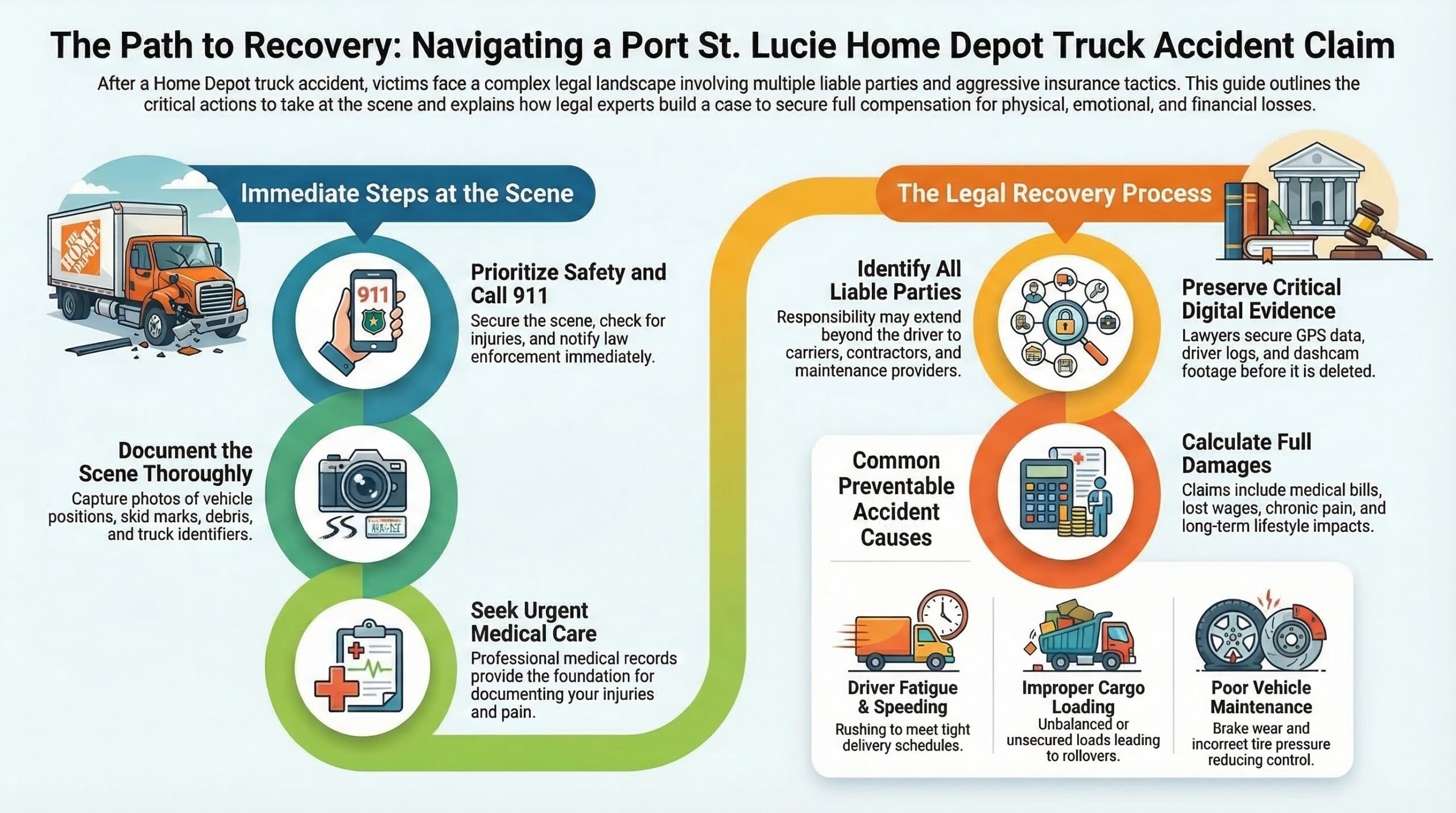 Port St. Lucie Home Depot Truck Accident Injury Lawyer