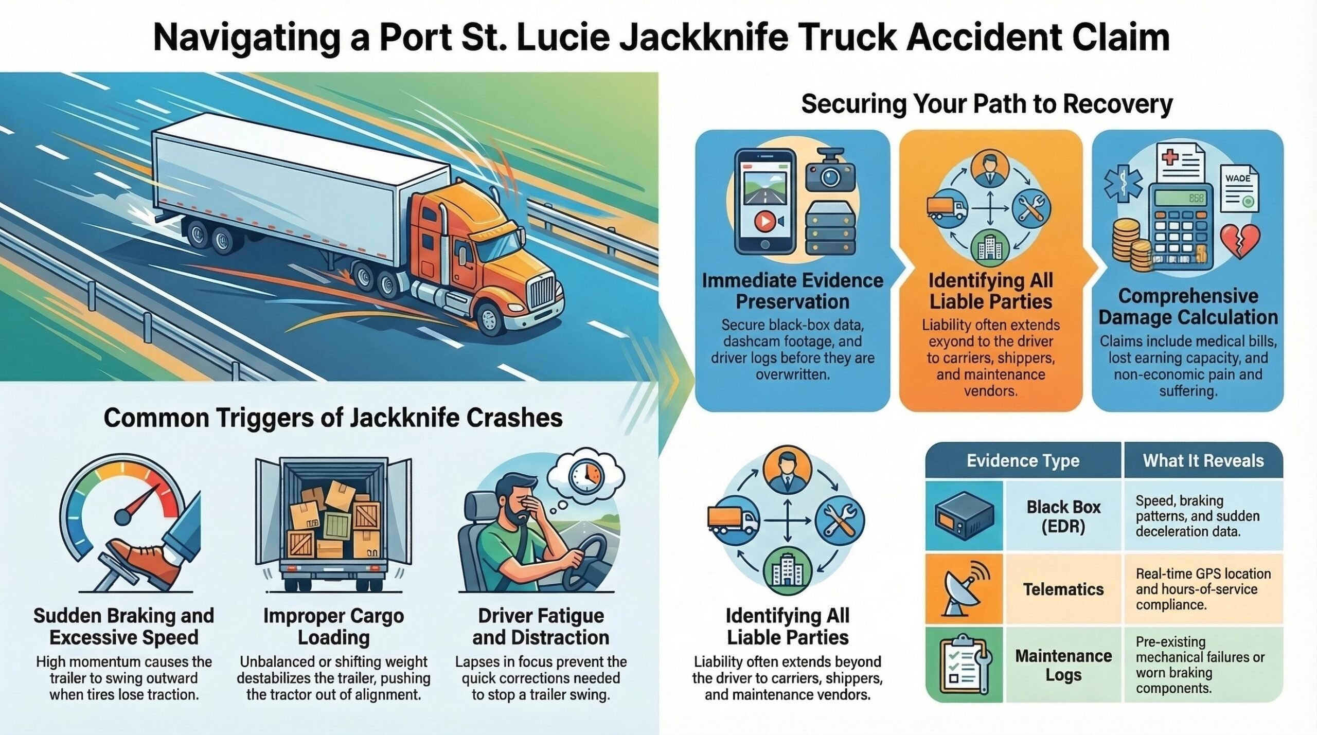 Jackknife Truck Accident Claim Guide