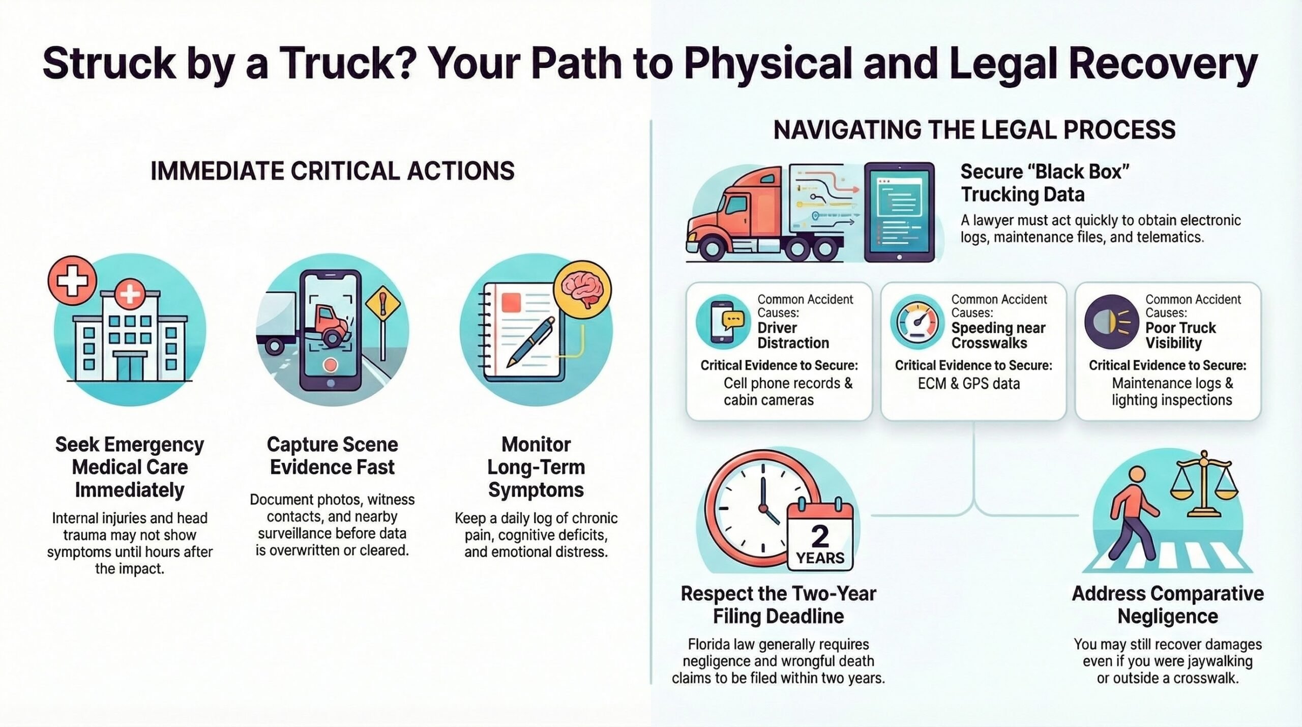 Port St. Lucie Pedestrian Truck Accident Injury Lawyer