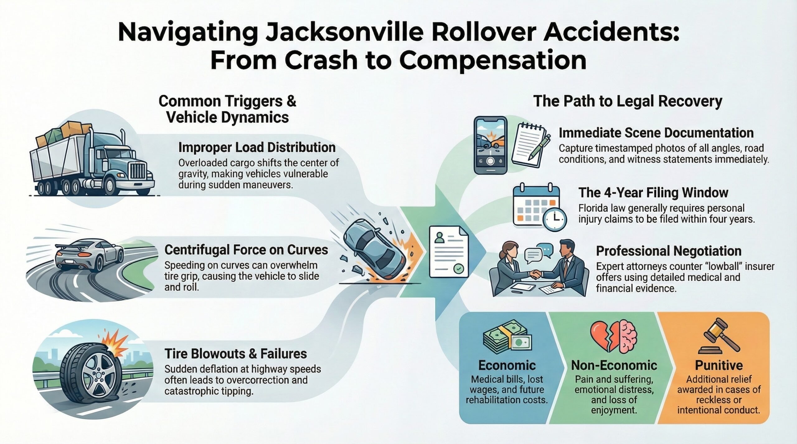 Jacksonville Rollover Car Accident Injury Lawyer