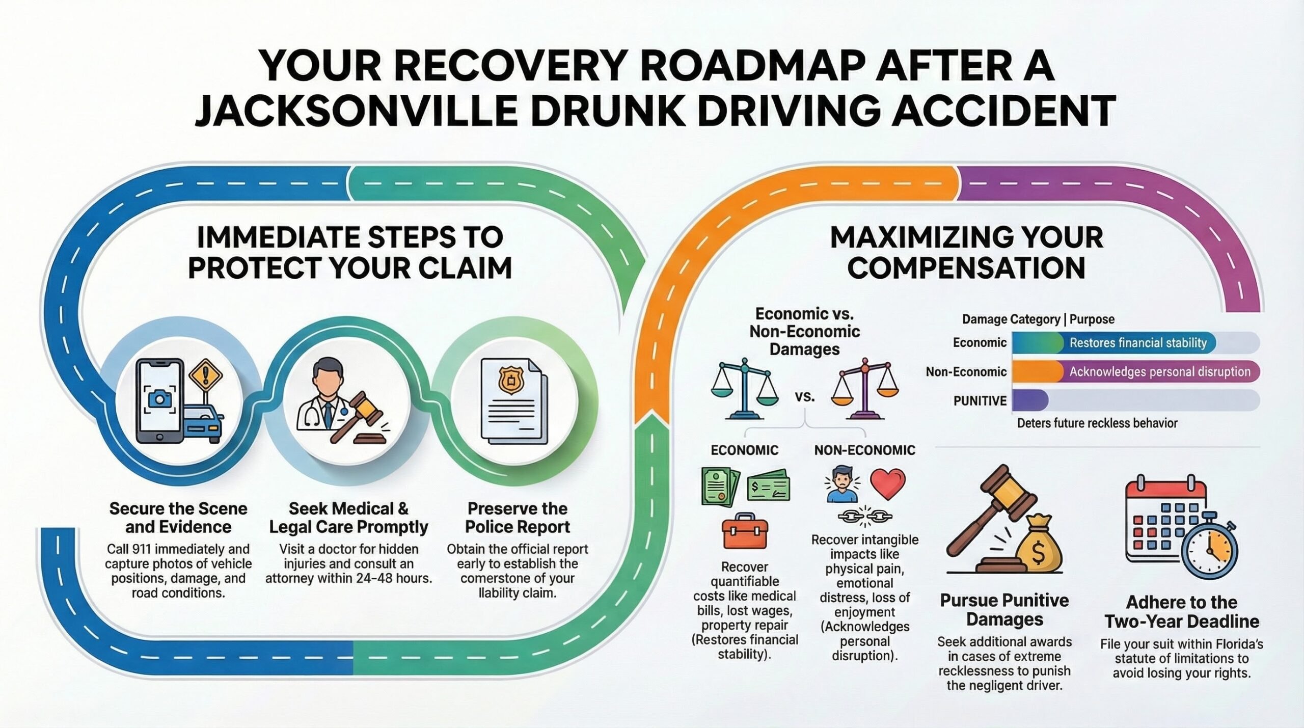 Drunk Driving Accident Recovery Roadmap