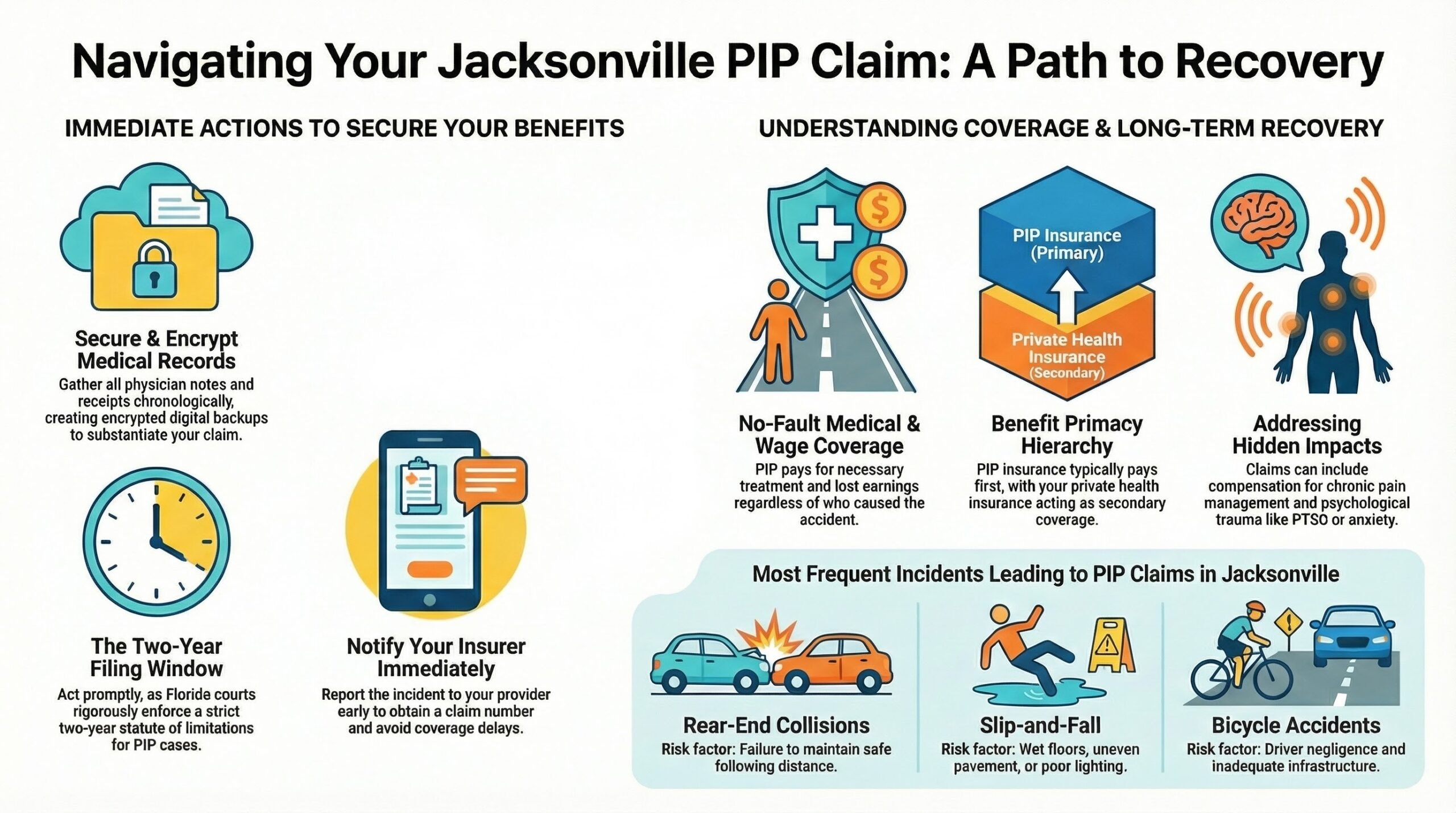 Abogado de Protección de Lesiones Personales (PIP) en Jacksonville