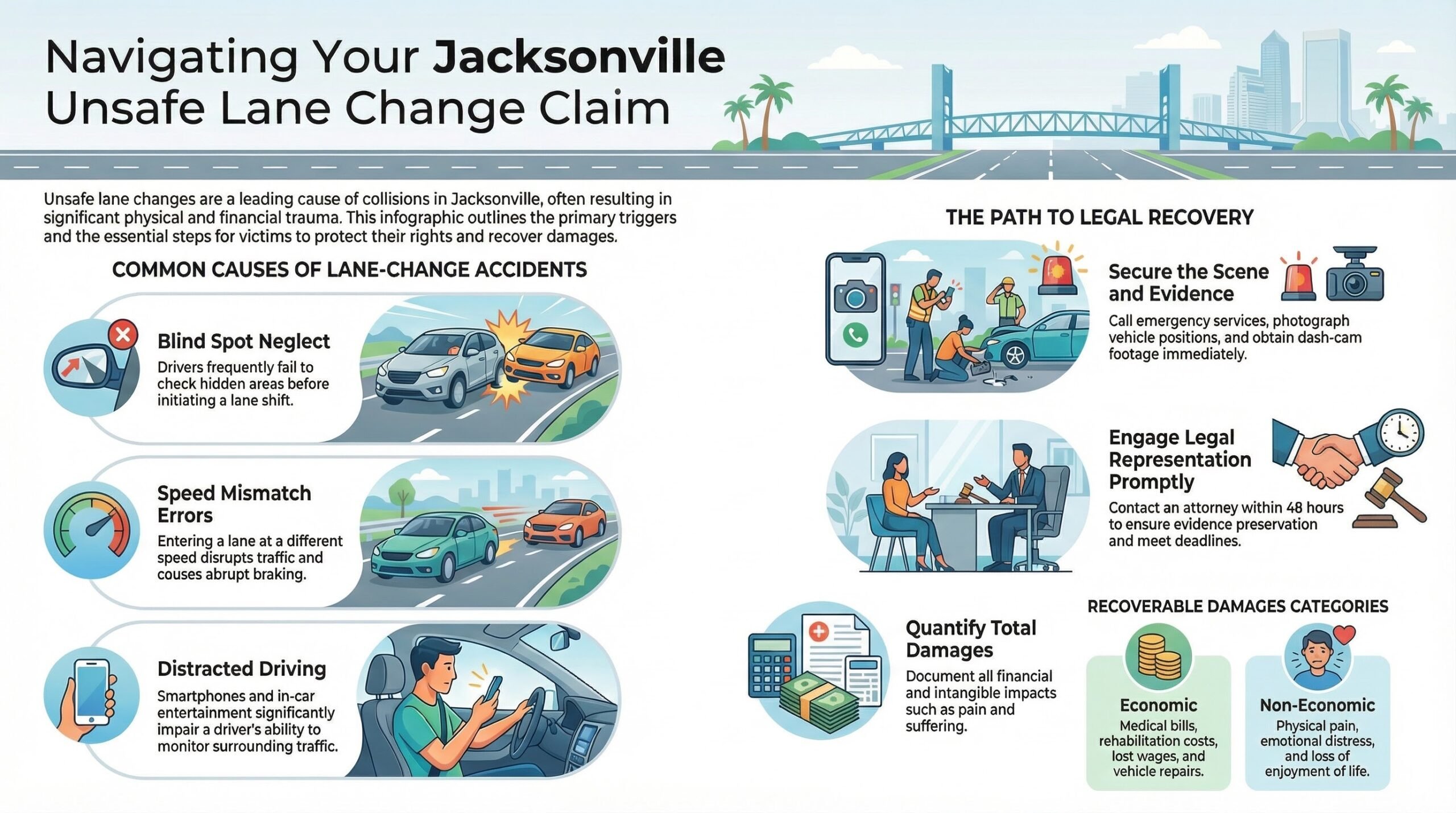 Navigating Jacksonville Lane Change Claims