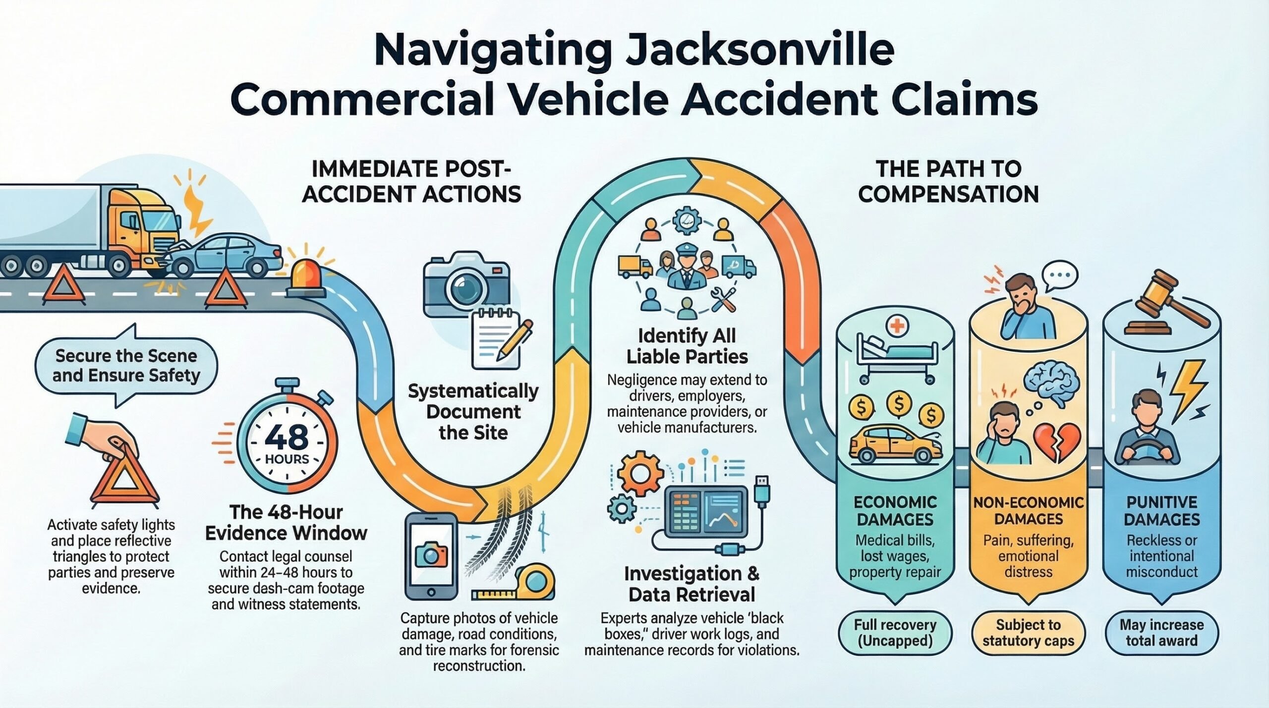 Guía de Reclamaciones de Vehículos Comerciales de Jacksonville