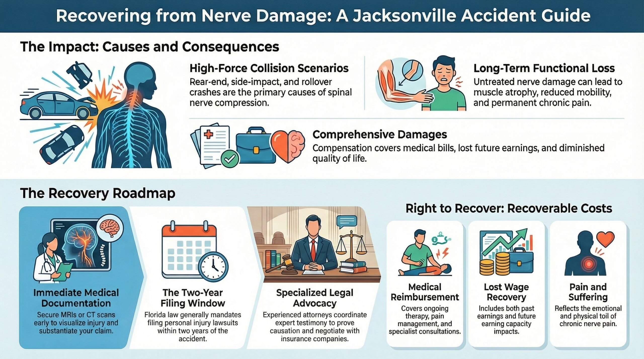 Jacksonville Nerve Damage Car Accident Injury Lawyer