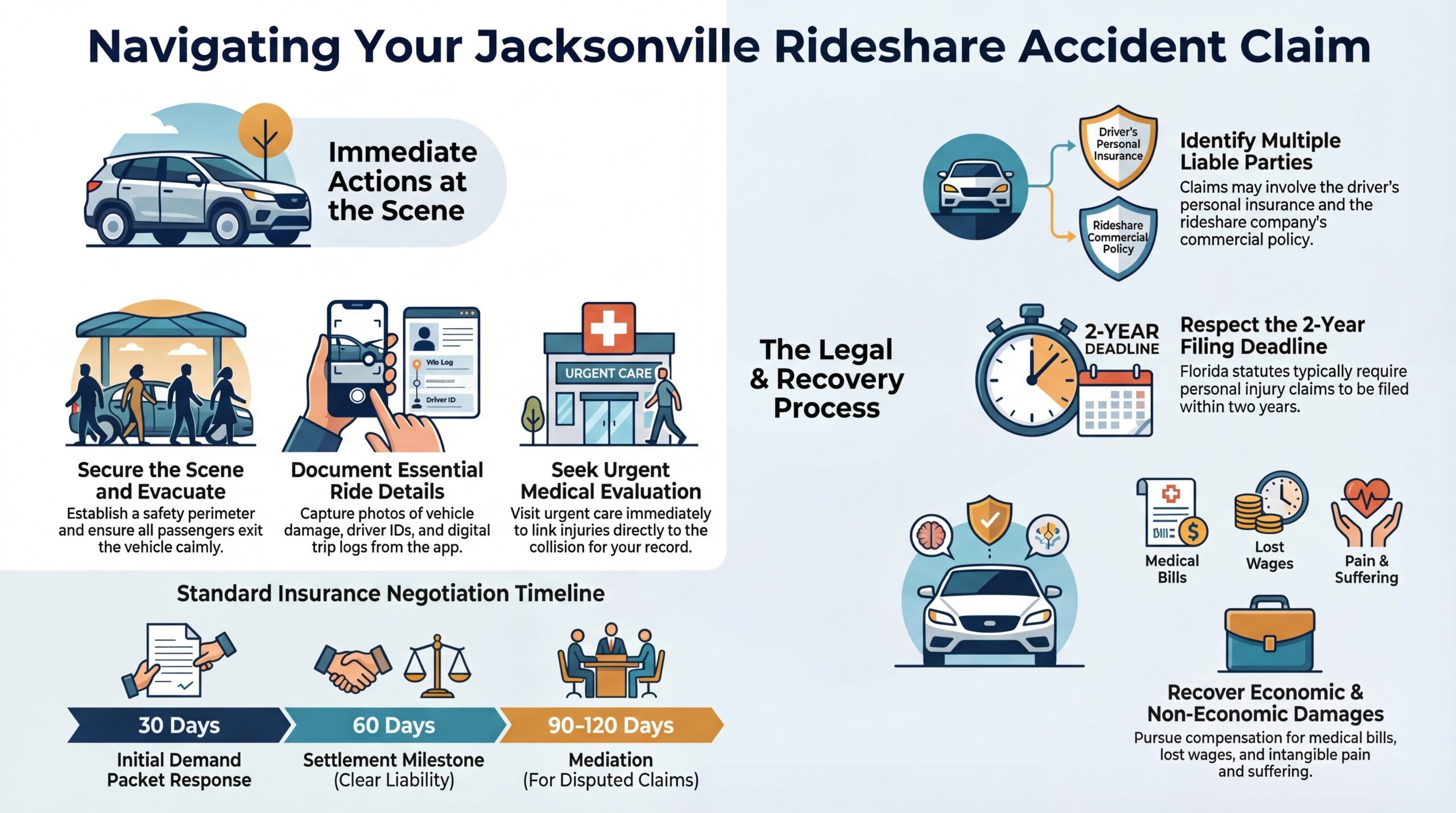 Jacksonville Rideshare Accident Claim Guide