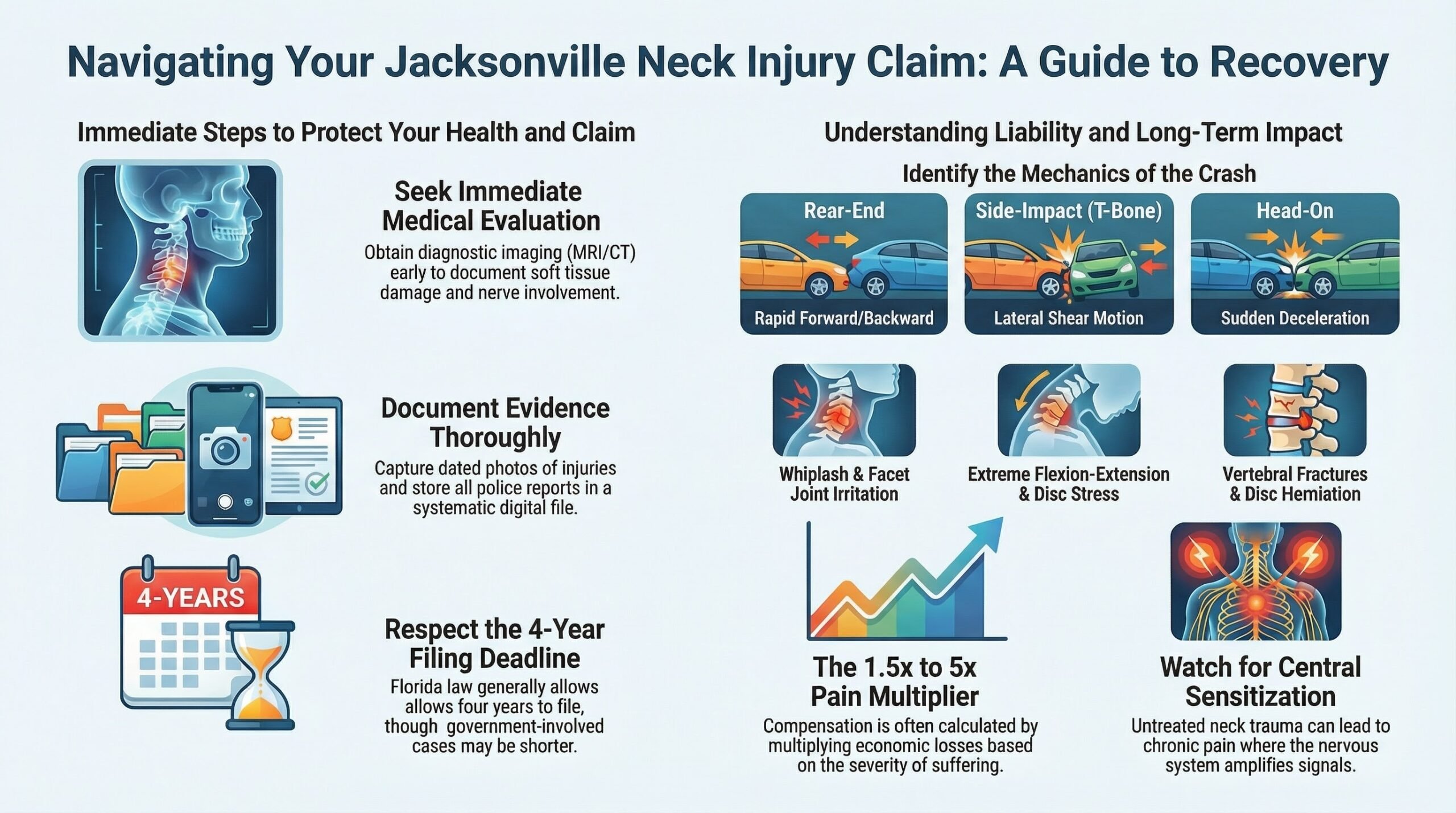 Abogado de Accidentes de Auto con Lesiones en el Cuello en Jacksonville