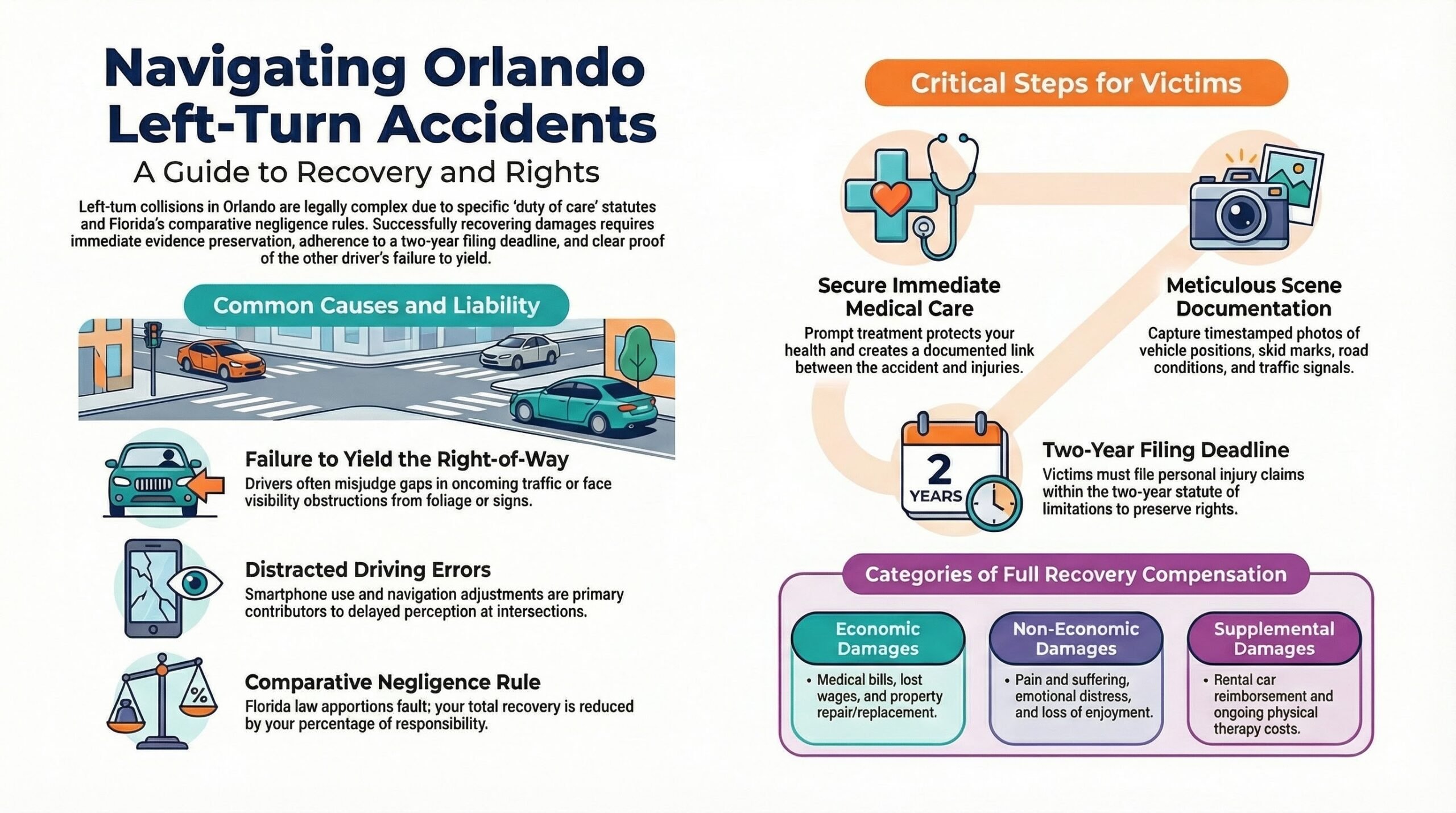 Orlando Left-Turn Car Accident Lawyer