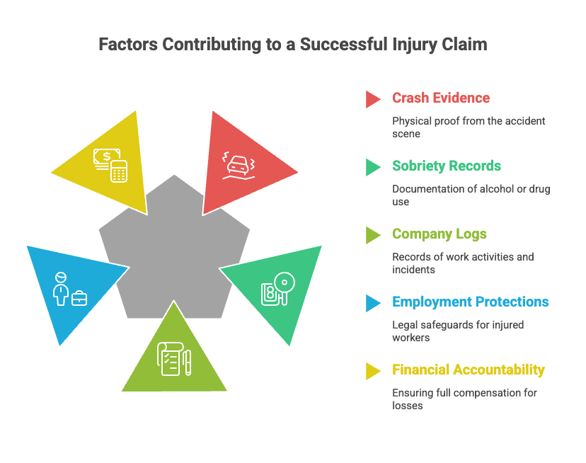 Factors Contributing to a Successful Injury Claim