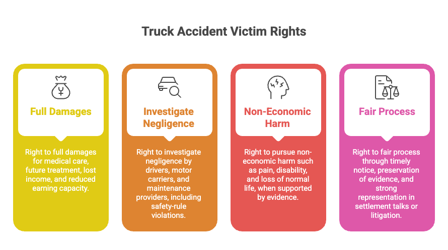 Truck Accident Victim Rights