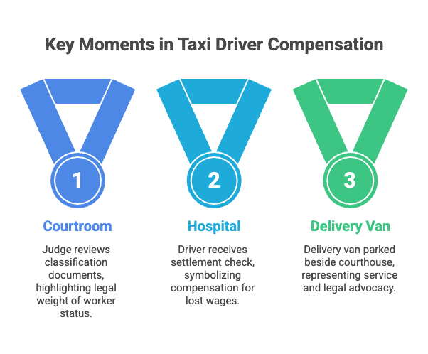 Key Moments in Taxi Driver Compensation