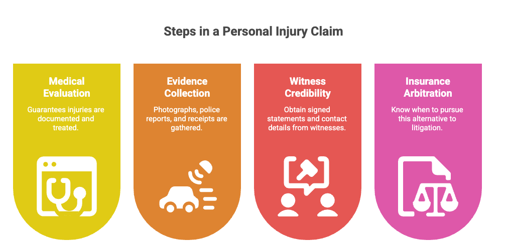 Steps in a Personal Injury Claim
