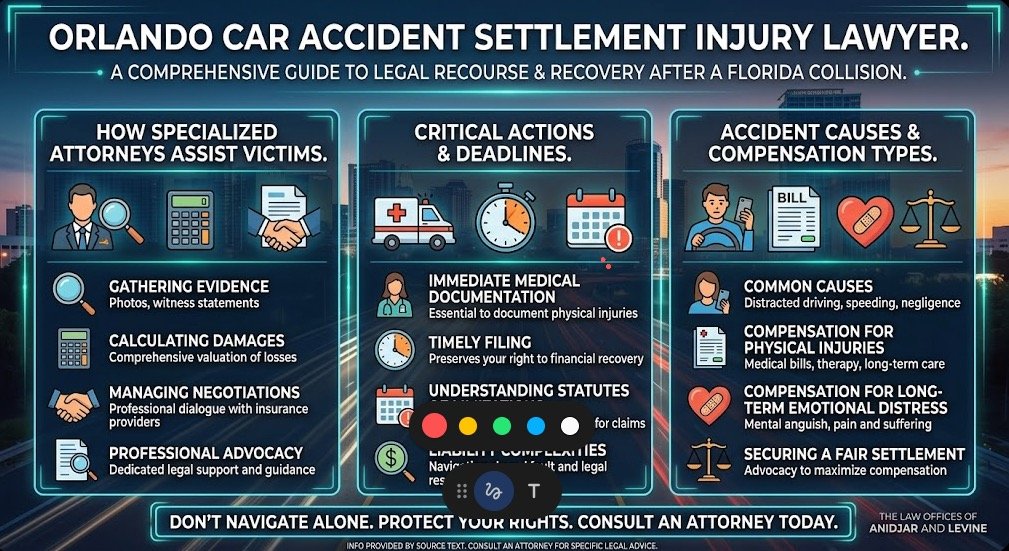 Orlando Car Accident Settlement Injury Lawyer
