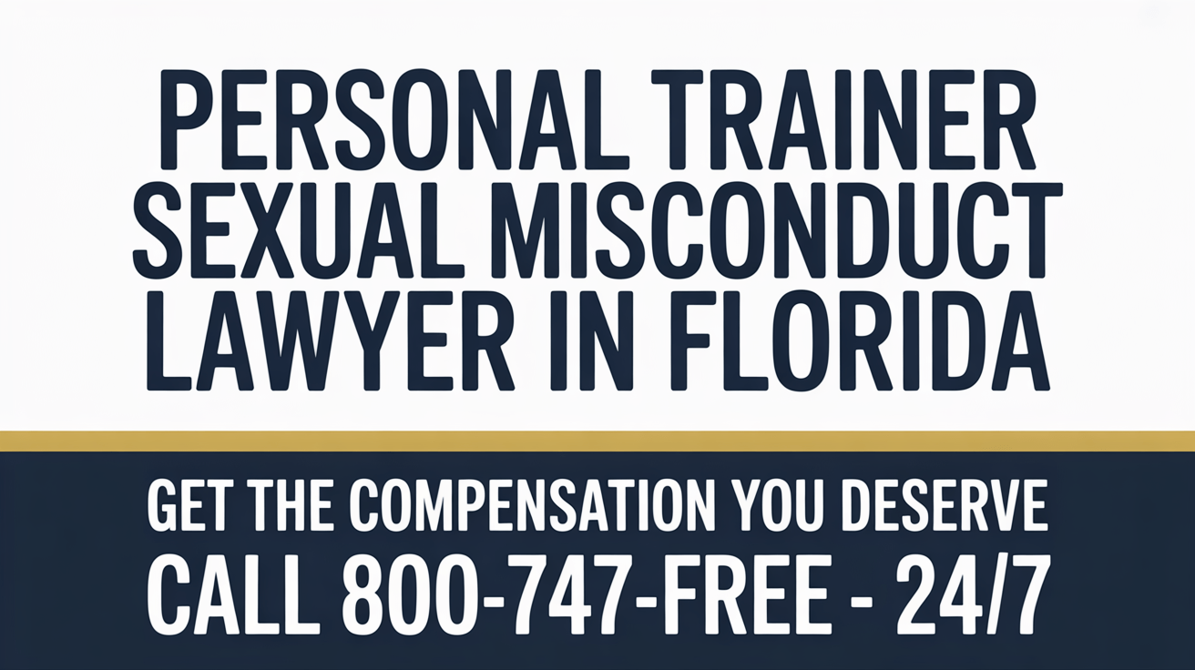 Abogado de mala conducta sexual de entrenadores personales en Florida