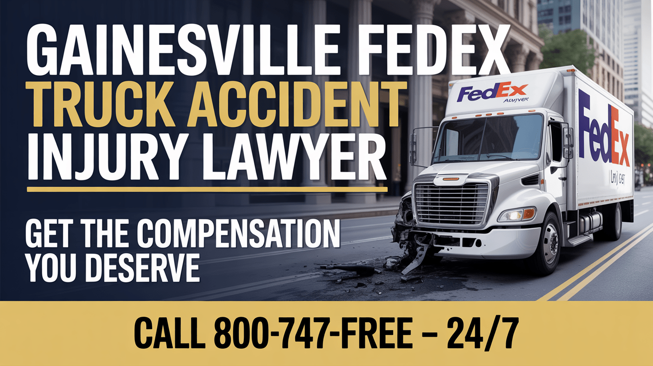 Abogado de Lesiones por Accidente de Camión de FedEx en Gainesville