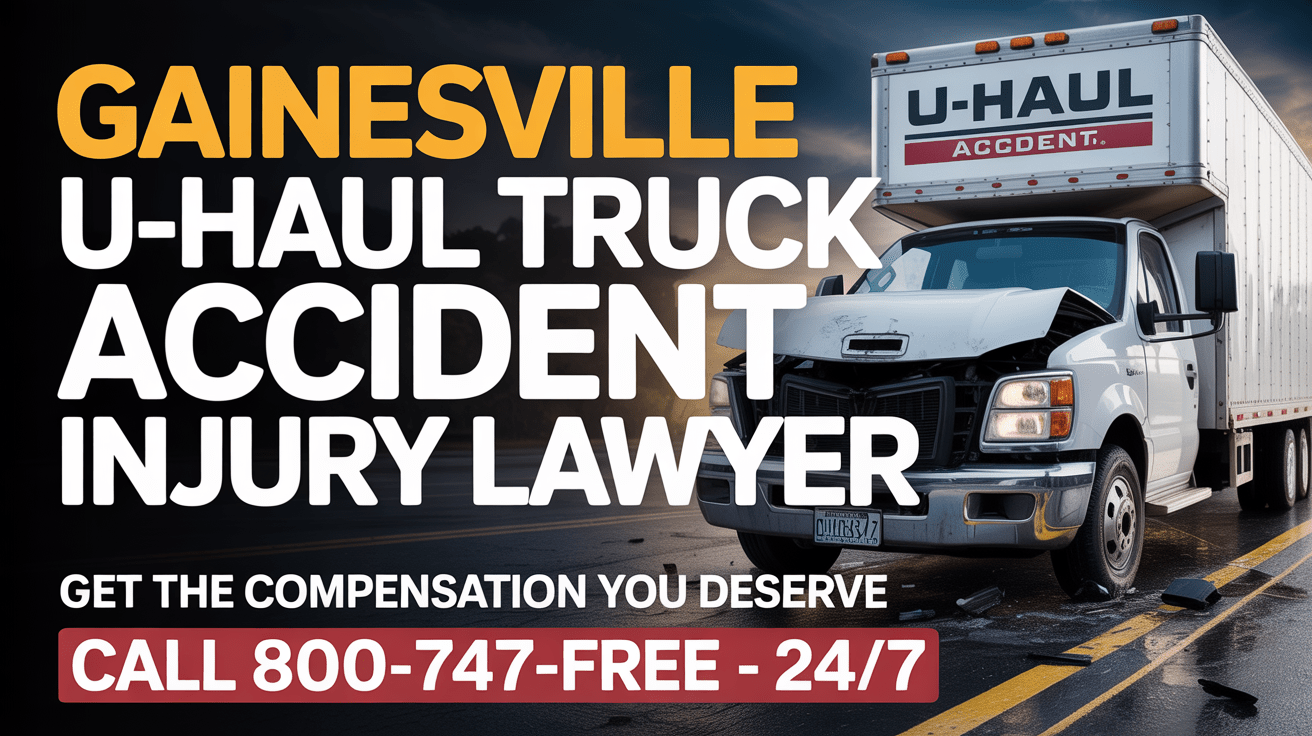 Abogado de lesiones por accidente de camión U-Haul en Gainesville