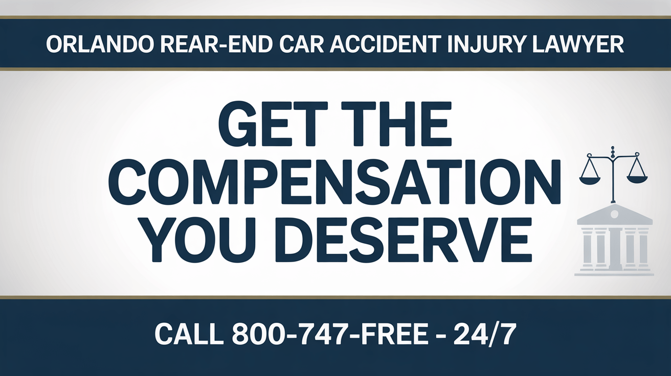 Orlando Rear-End Car Accident Injury Lawyer