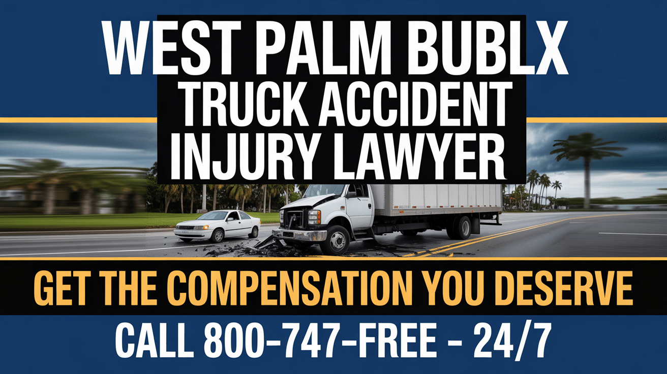 Abogado de lesiones por accidente de camión de Publix en West Palm Beach