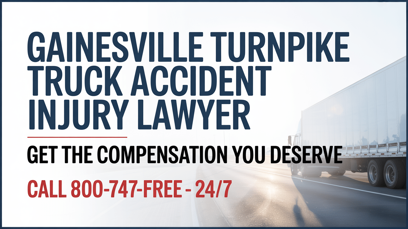 Abogado de Lesiones por Accidentes de Camiones en Gainesville Turnpike