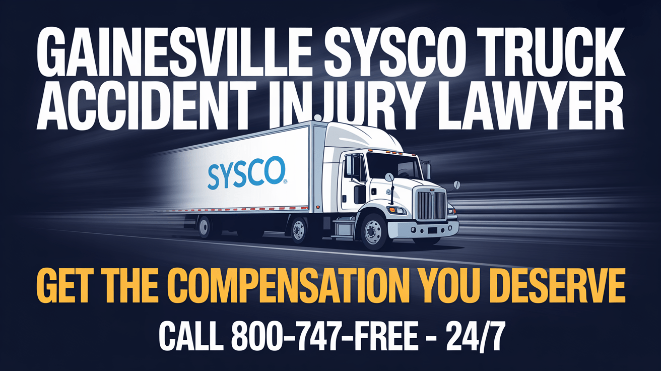 Abogado de Lesiones por Accidente de Camión de Gainesville Sysco