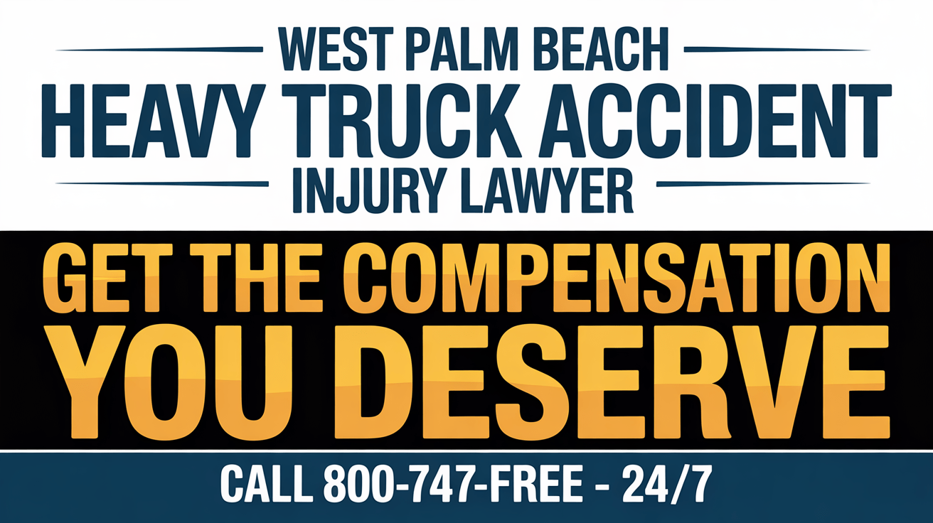 Abogado de Lesiones por Accidentes de Camiones Pesados en West Palm Beach