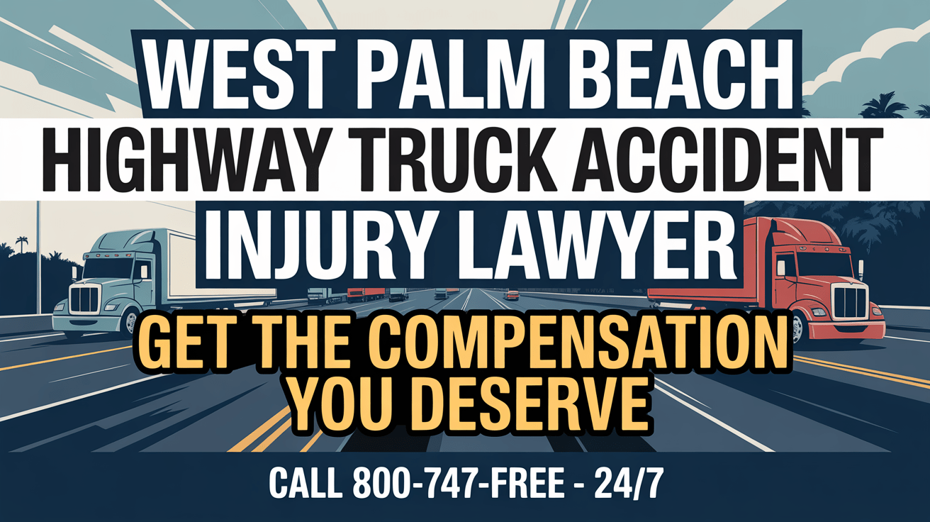 Abogado de Lesiones por Accidentes de Camiones en la Autopista de West Palm Beach