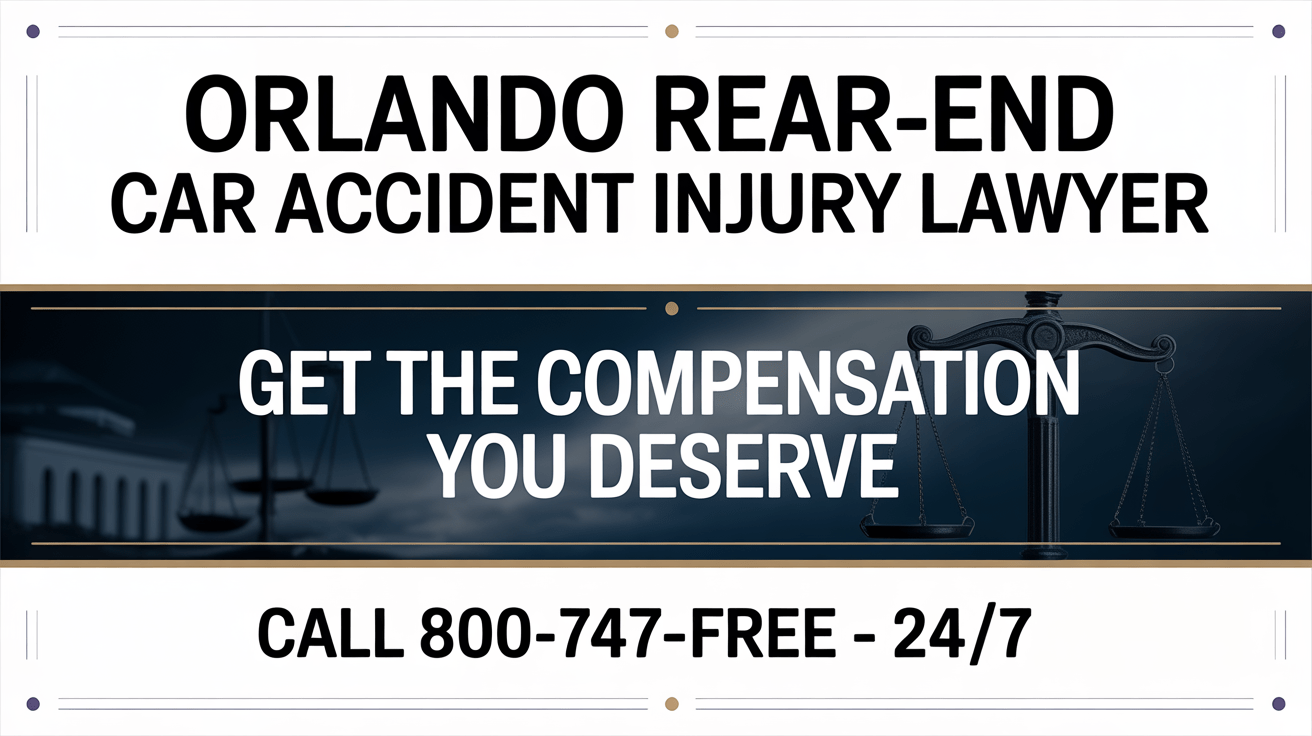 Orlando Rear-End Car Accident Injury Lawyer
