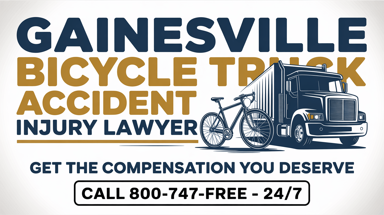 Gainesville Bicycle Truck Accident Injury Lawyer