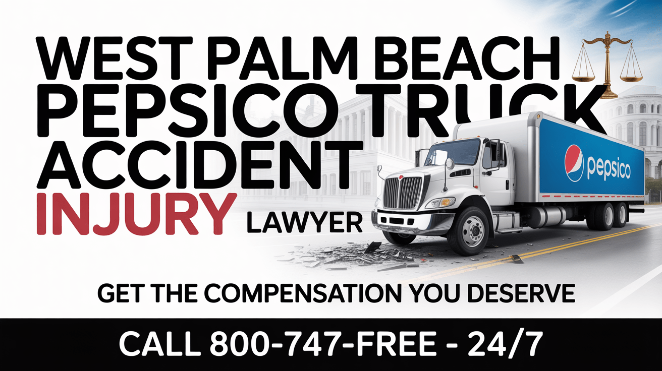 Abogado de Lesiones por Accidentes de Camiones de PepsiCo en West Palm Beach