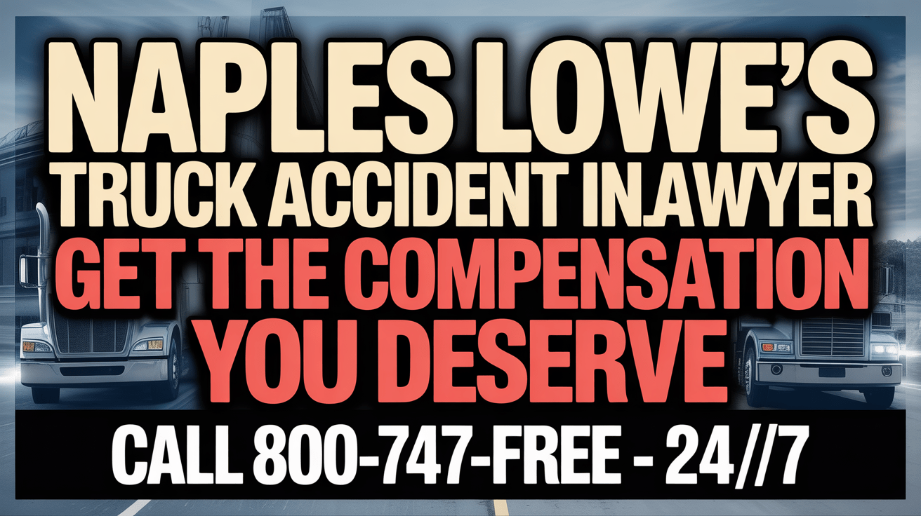 Abogado de Lesiones por Accidentes de Camiones de Lowe's en Naples