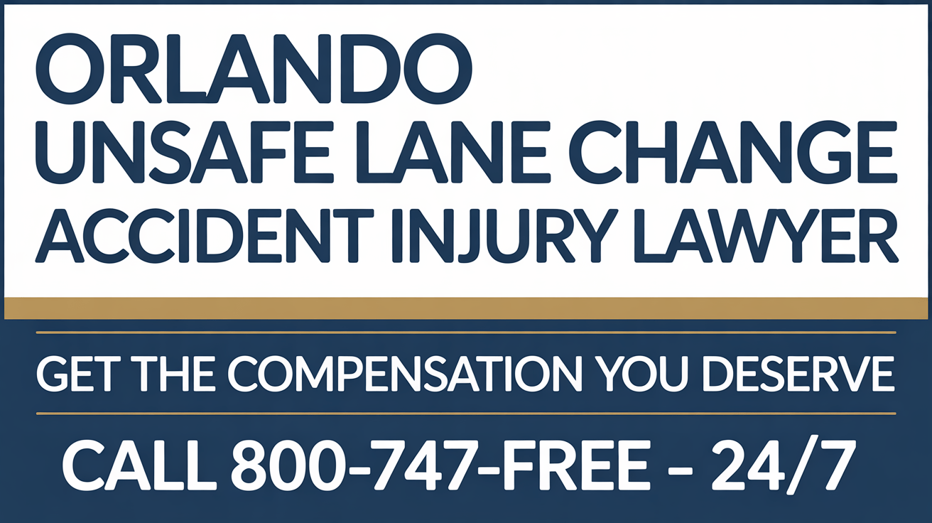 Abogado de Lesiones por Accidente de Cambio de Carril Inseguro en Orlando