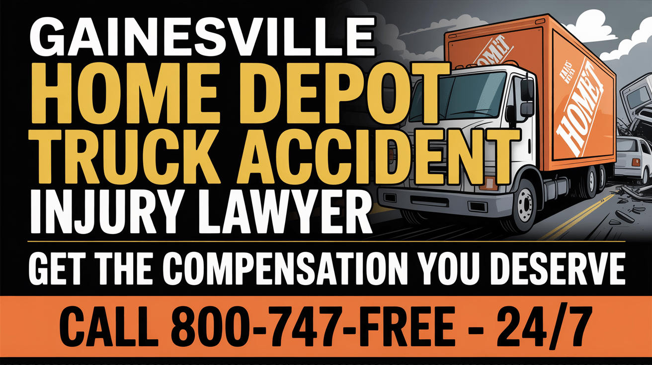 Abogado de lesiones por accidente de camión de Gainesville Home Depot