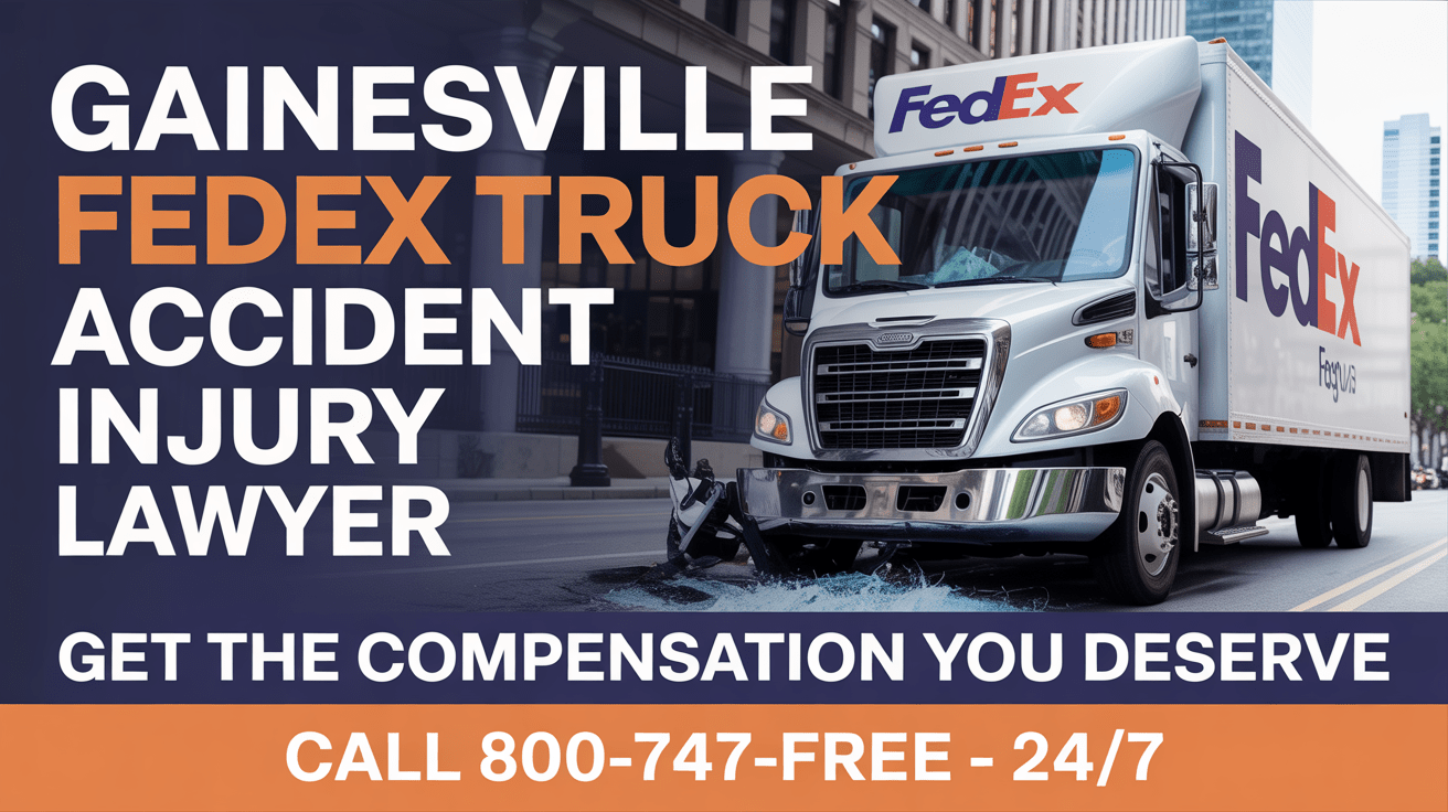 Abogado de Lesiones por Accidentes de Camiones de FedEx en Gainesville