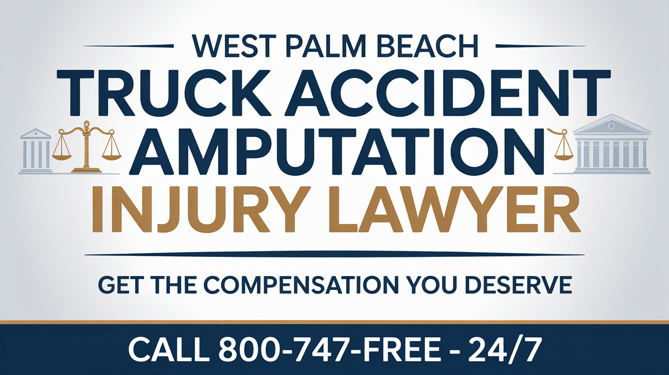 Abogado de lesiones por amputación en accidente de camión en West Palm Beach