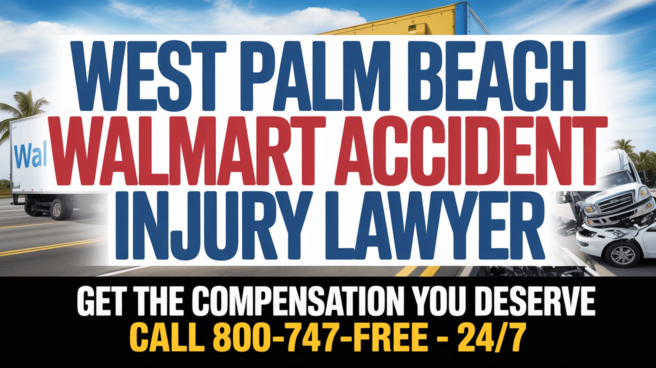 Abogado de lesiones por accidente de camión en Walmart de West Palm Beach