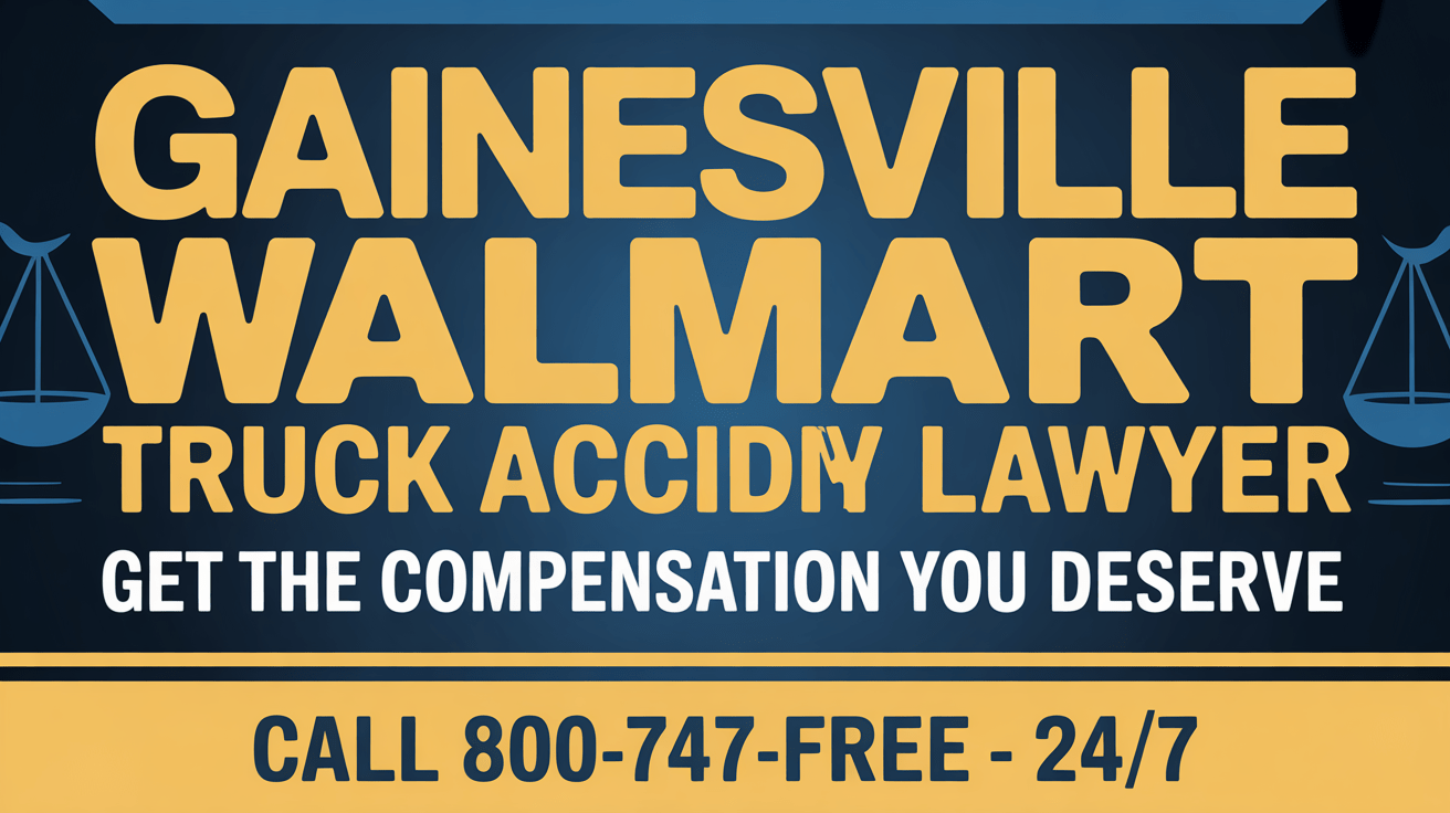 Abogado de Lesiones por Accidentes de Camiones de Walmart en Gainesville