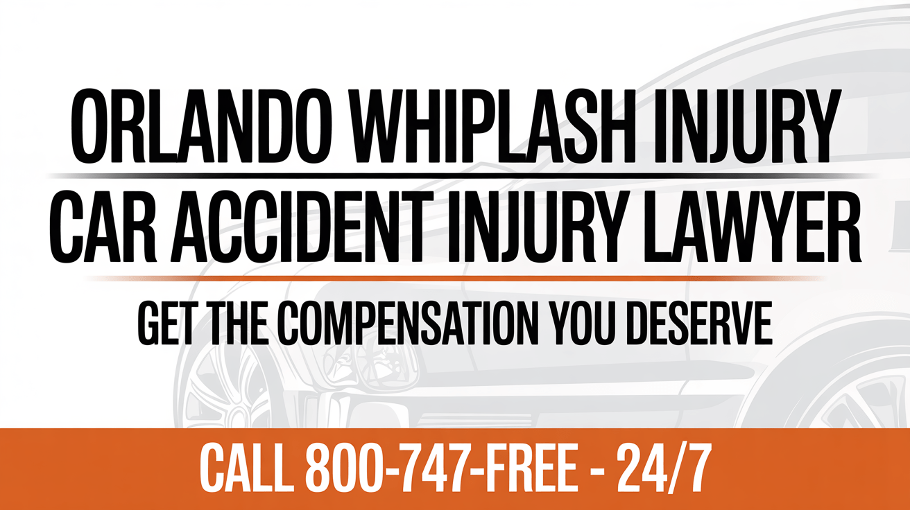 Abogado de Accidentes de Auto por Lesiones de Latigazo en Orlando