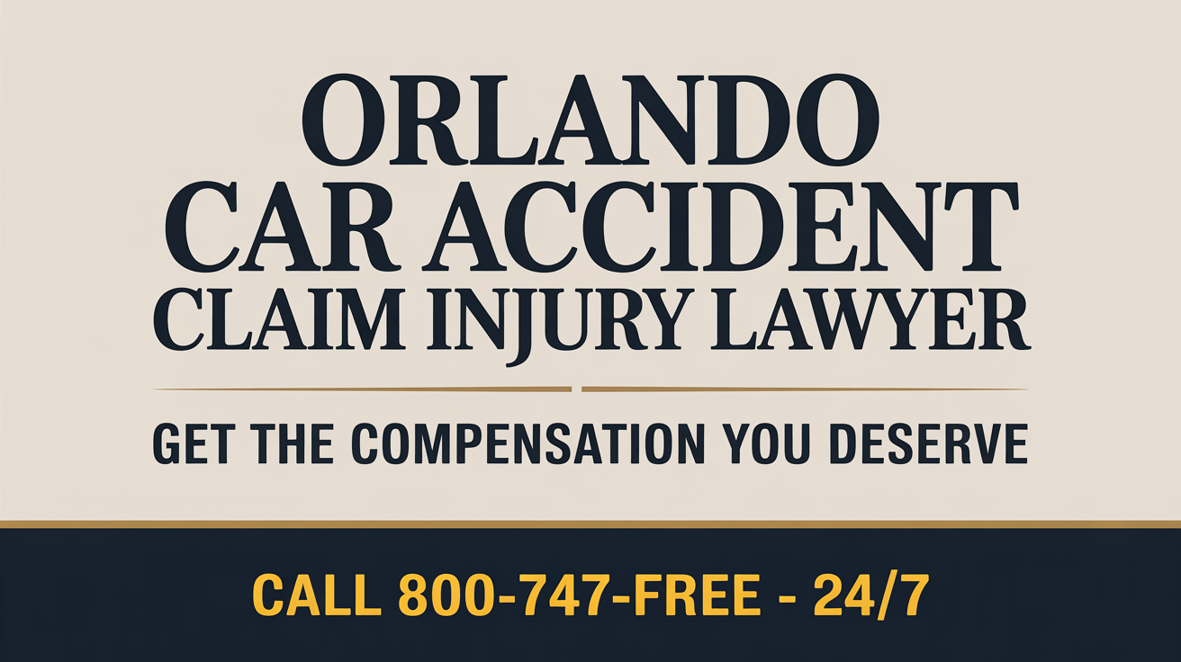 Abogado de lesiones por accidente de coche en Orlando