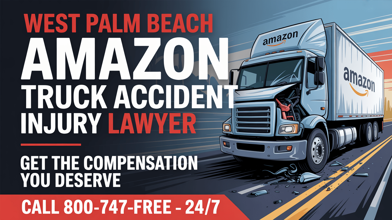 Abogado de lesiones por accidente de camión de Amazon en West Palm Beach