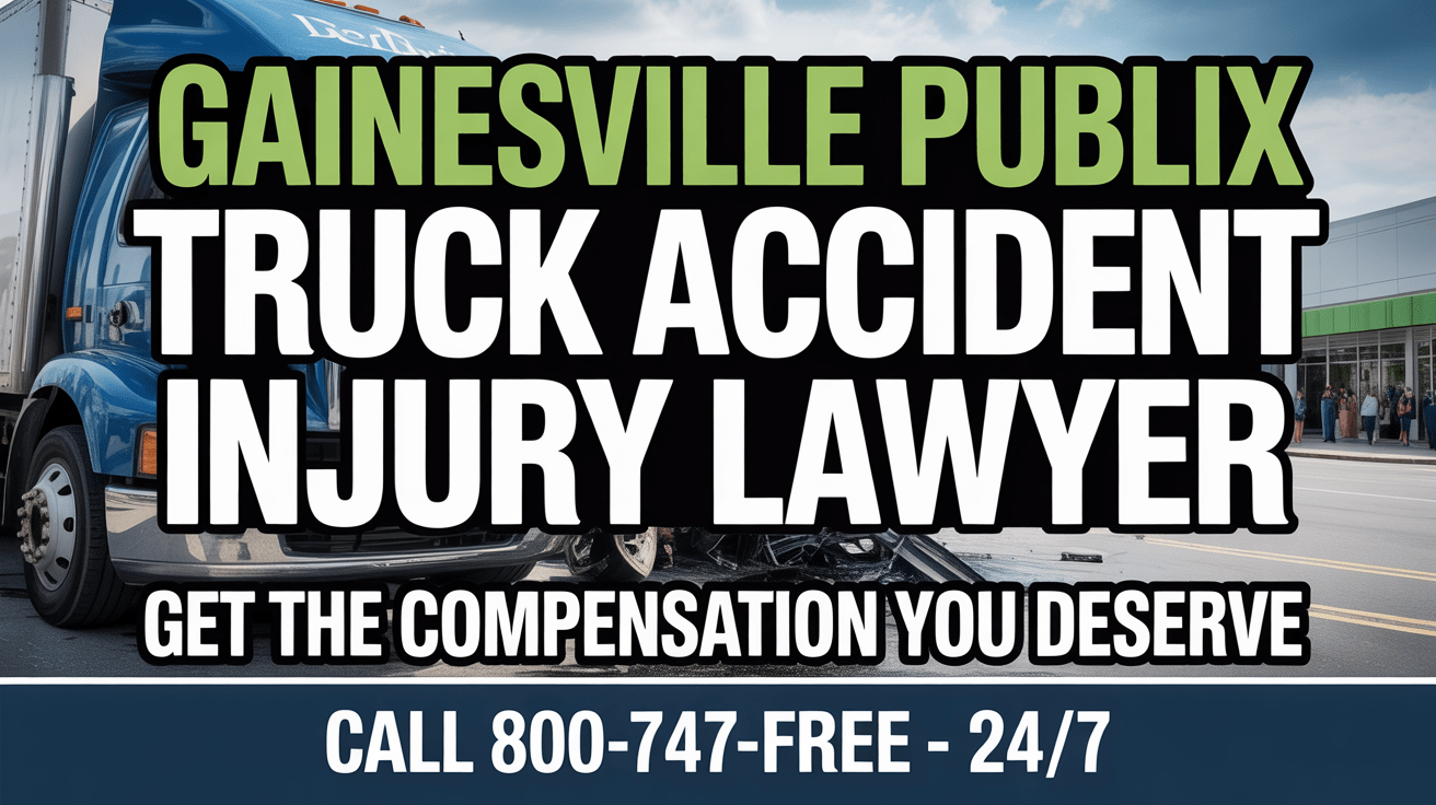 Abogado de lesiones por accidente de camión de Publix en Gainesville