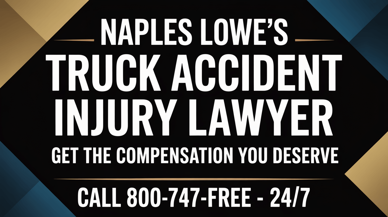Abogado de Lesiones por Accidentes de Camiones de Lowe's en Nápoles