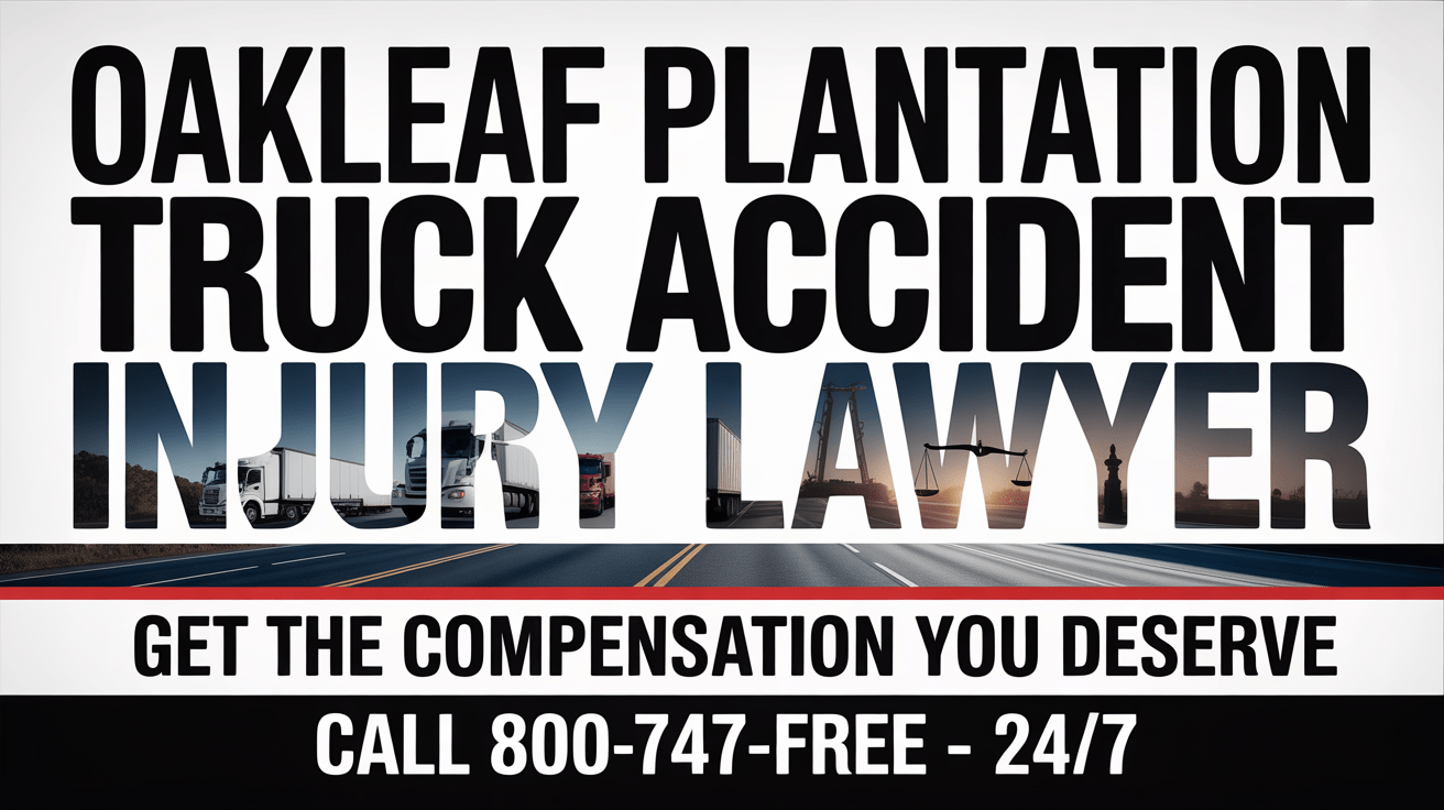 Oakleaf Plantation Truck Accident Injury Lawyer