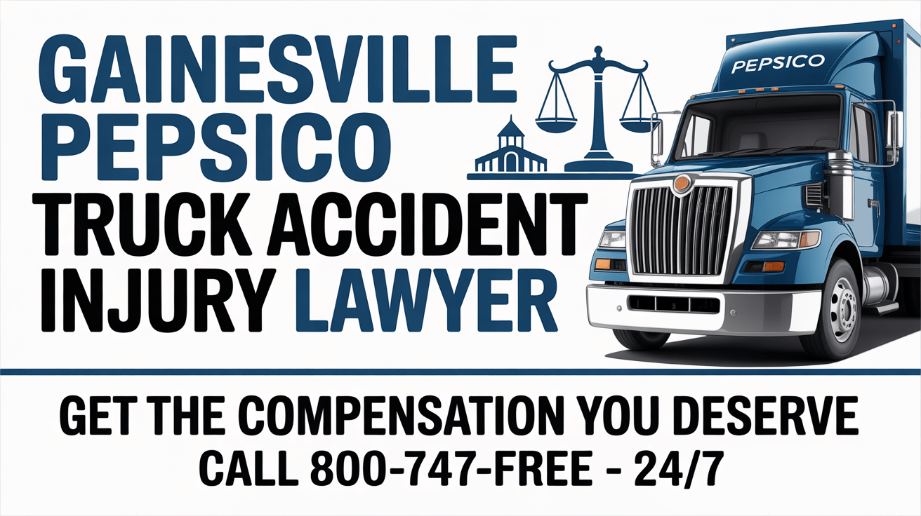 Abogado de lesiones por accidente de camión de PepsiCo en Gainesville