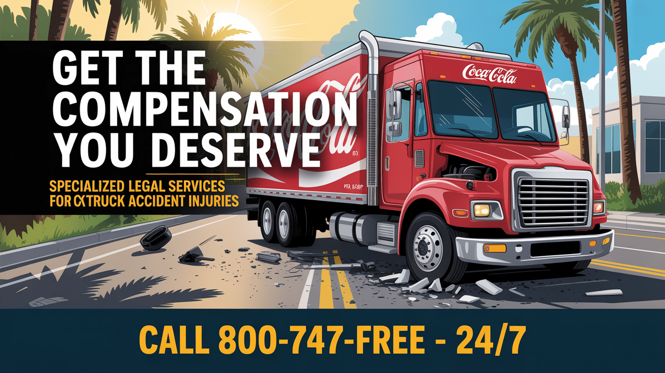 West Palm Beach Coca-Cola Truck Accident Injury Lawyer