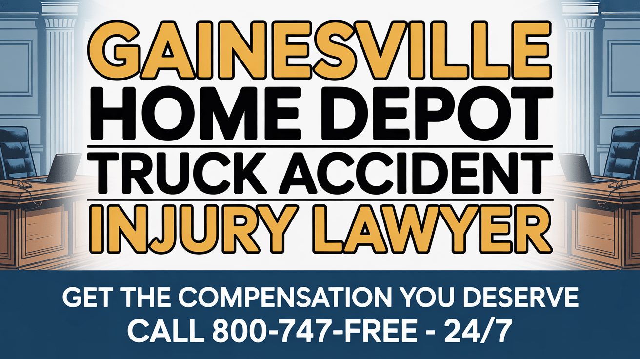 Abogado de lesiones por accidente de camión de Gainesville Home Depot