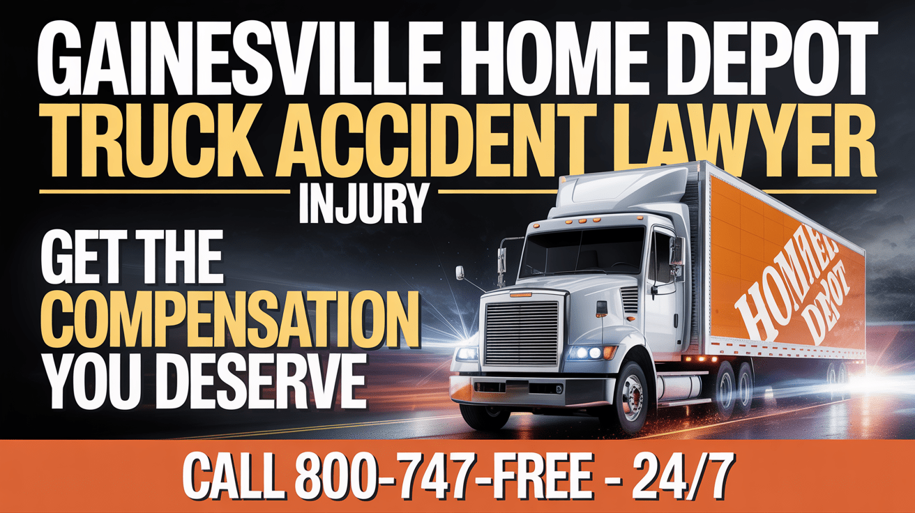 Abogado de lesiones por accidente de camión de Home Depot en Gainesville