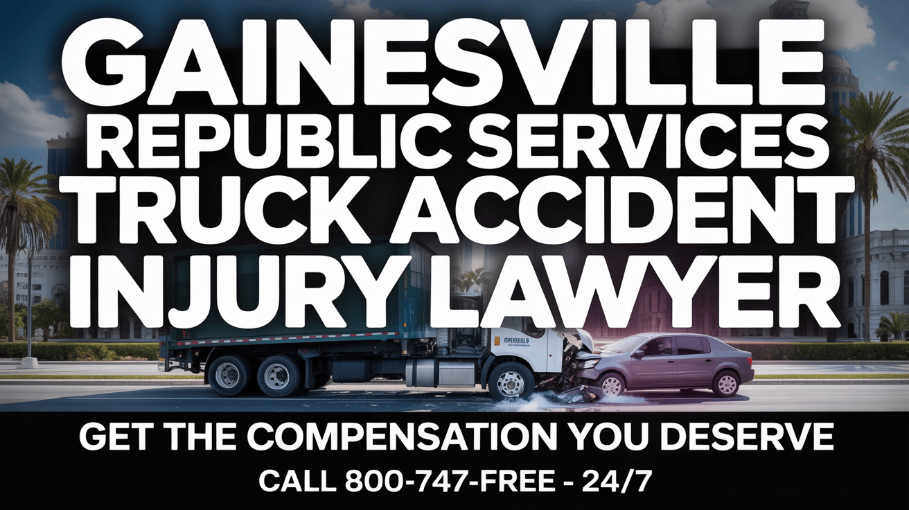 Abogado de Lesiones por Accidentes de Camiones de Gainesville Republic Services
