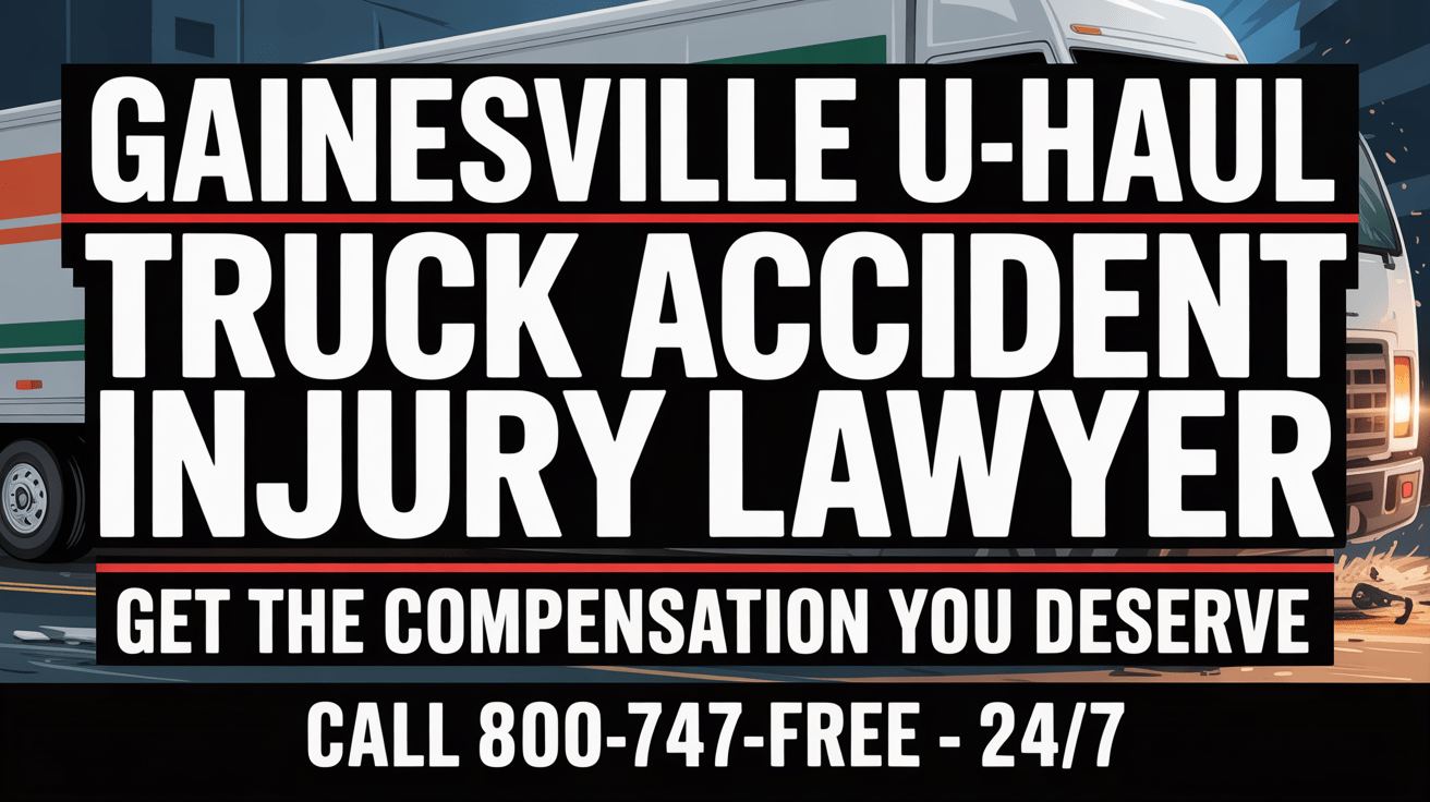 Abogado de lesiones por accidente de camión de U-Haul en Gainesville