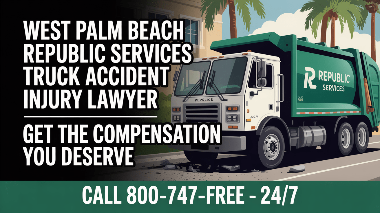 West Palm Beach Republic Services Truck Accident Injury Lawyer