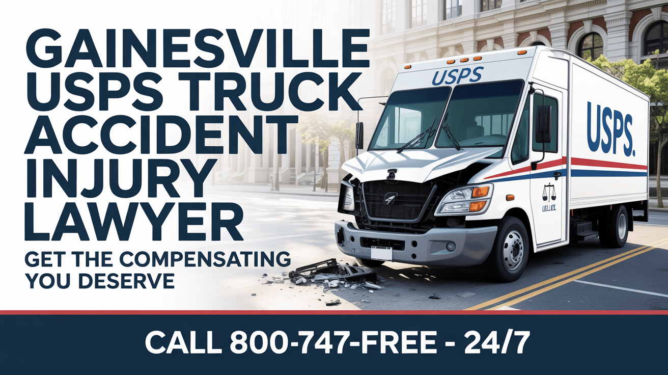Abogado de Lesiones por Accidentes de Camiones de USPS en Gainesville